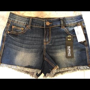 Buffalo David Bitton Pam Cut Off Mini Shorts